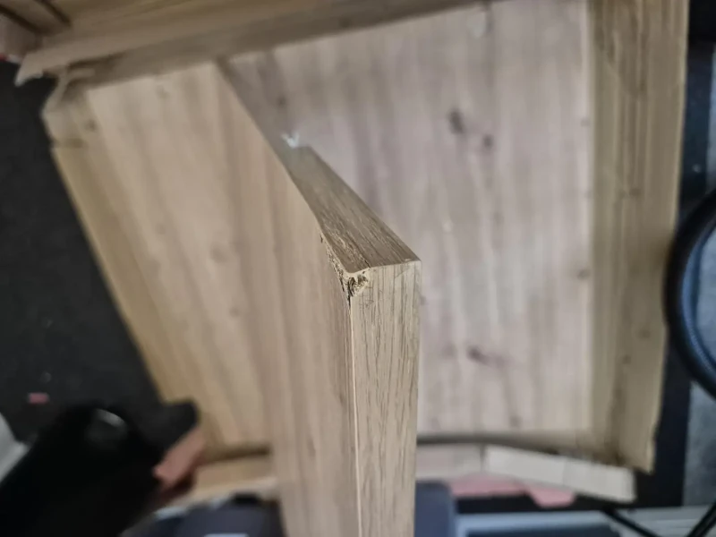 Stół rozkładany Flip 80-160 cm dąb artisan/czarny OUTLET