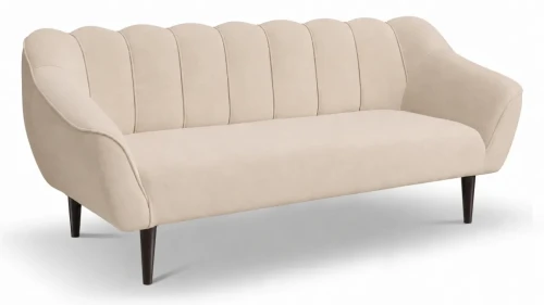 Sofa tapicerowana Molly III w stylu skandynawskim beżowy OUTLET