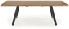 Stół rozkładany Berlin 160-220 cm prostokątny loft orzech miodowy / czarny