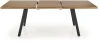 Stół rozkładany Berlin 160-220 cm prostokątny loft orzech miodowy / czarny