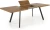 Stół rozkładany Berlin 160-220 cm prostokątny loft orzech miodowy / czarny