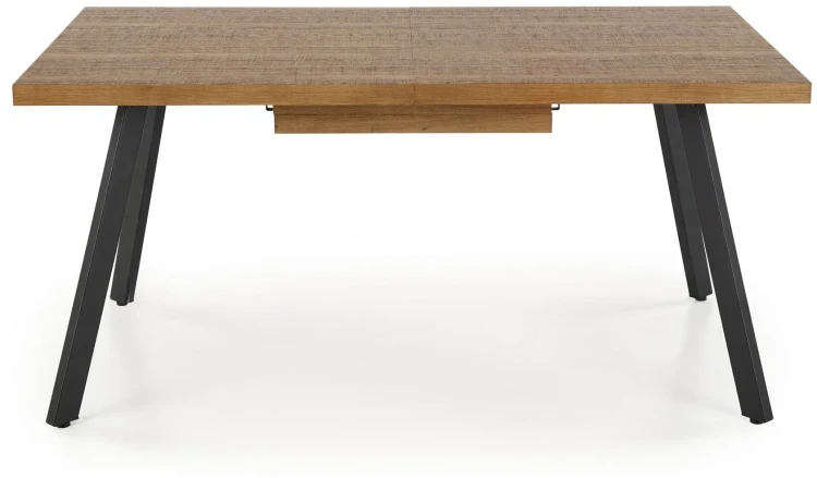 Stół rozkładany Berlin 160-220 cm prostokątny loft orzech miodowy / czarny