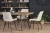 Stół rozkładany Berlin 160-220 cm prostokątny loft orzech miodowy / czarny