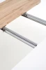 Stół rozkładany Caliber 160-200 cm biały dąb san remo