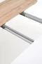 Stół rozkładany Caliber 160-200 cm biały dąb san remo