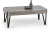Ława Emily 110 cm prostokątna loft beton / czarny