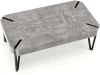 Ława Emily 110 cm prostokątna loft beton / czarny