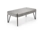Ława Emily 110 cm prostokątna loft beton / czarny