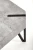 Ława Emily 110 cm prostokątna loft beton / czarny