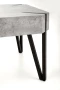 Ława Emily 110 cm prostokątna loft beton / czarny