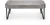 Ława Emily 110 cm prostokątna loft beton / czarny