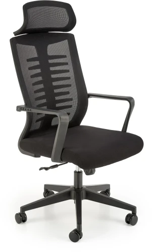 Fotel gabinetowy obrotowy Fabio z mechanizmem TILT czarny