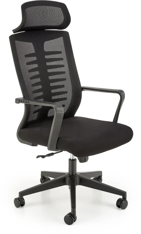 Fotel gabinetowy obrotowy Fabio z mechanizmem TILT czarny