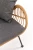Sofa ogrodowa Ikaro XL w stylu boho naturalny / popielaty