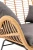 Sofa ogrodowa Ikaro XL w stylu boho naturalny / popielaty