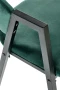 Krzesło tapicerowane K473 velvet loft ciemny zielony
