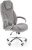 Fotel gabinetowy King 2 obrotowy velvet popielaty