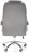 Fotel gabinetowy King 2 obrotowy velvet popielaty
