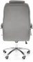 Fotel gabinetowy King 2 obrotowy velvet popielaty