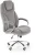 Fotel gabinetowy King 2 obrotowy velvet popielaty