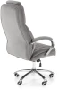 Fotel gabinetowy King 2 obrotowy velvet popielaty