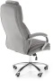 Fotel gabinetowy King 2 obrotowy velvet popielaty