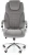 Fotel gabinetowy King 2 obrotowy velvet popielaty
