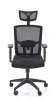 Fotel gabinetowy Mason ergonomiczny czarny z regulowanym zagłówkiem