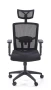 Fotel gabinetowy Mason ergonomiczny czarny z regulowanym zagłówkiem