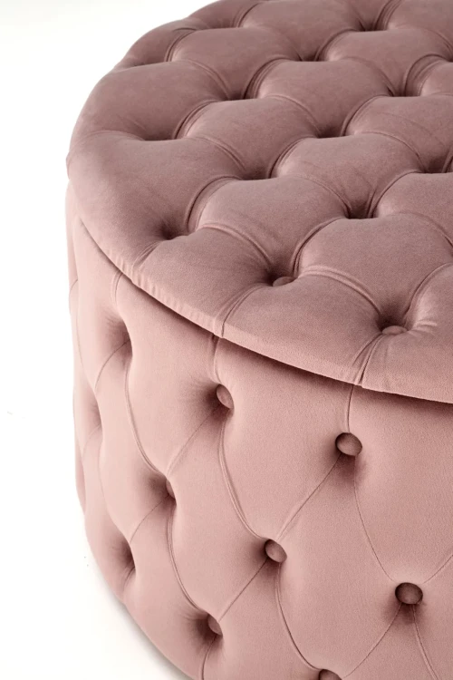Pufa Nunez 70 cm ze schowkiem velvet różowa