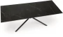 Stół rozkładany Vitorino 160-220 cm czarny marmur