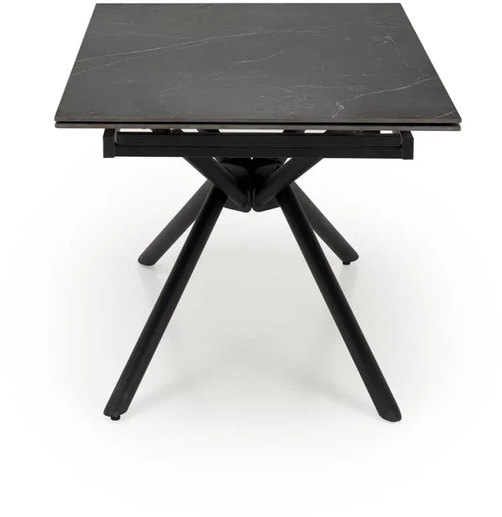 Stół rozkładany Vitorino 160-220 cm czarny marmur