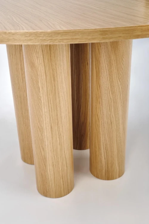 Stół okrągły Elefante 120 cm 5-osobowy dąb naturalny