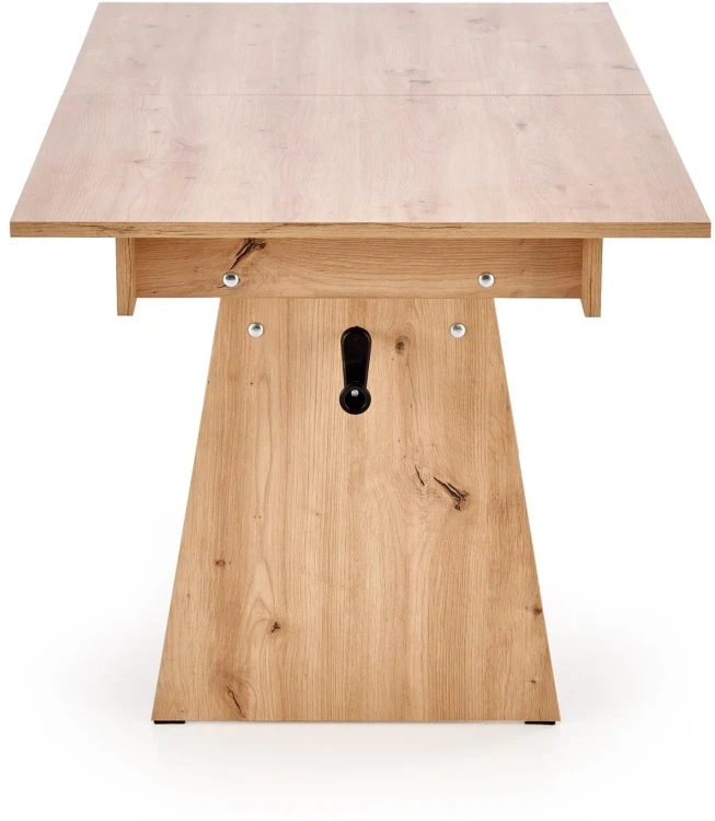 Ławostół rozkładany Erika 120-160 cm z podnoszonym blatem dąb artisan