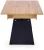 Ławostół rozkładany Erika 120-160 cm z podnoszonym blatem dąb artisan / czarny