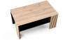 Stolik ława Femina 110 cm z dolną półką dąb artisan / czarny