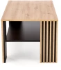 Stolik ława Femina 110 cm z dolną półką dąb artisan / czarny