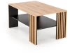 Stolik ława Femina 110 cm z dolną półką dąb artisan / czarny