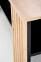 Stolik ława Femina 110 cm z dolną półką dąb artisan / czarny
