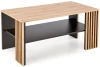 Stolik ława Femina 110 cm z dolną półką dąb artisan / czarny