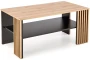 Stolik ława Femina 110 cm z dolną półką dąb artisan / czarny