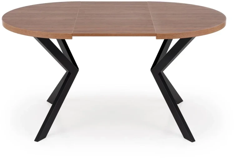 Stół rozkładany Peroni 100-250 cm do jadalni orzech / czarny
