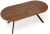 Stół rozkładany Peroni 100-250 cm do jadalni orzech / czarny