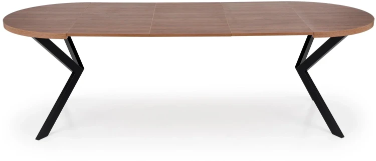 Stół rozkładany Peroni 100-250 cm do jadalni orzech / czarny