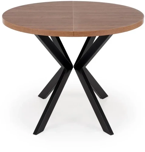 Stół rozkładany Peroni 100-250 cm do jadalni orzech / czarny