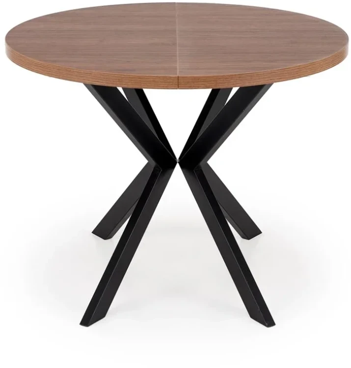 Stół rozkładany Peroni 100-250 cm do jadalni orzech / czarny