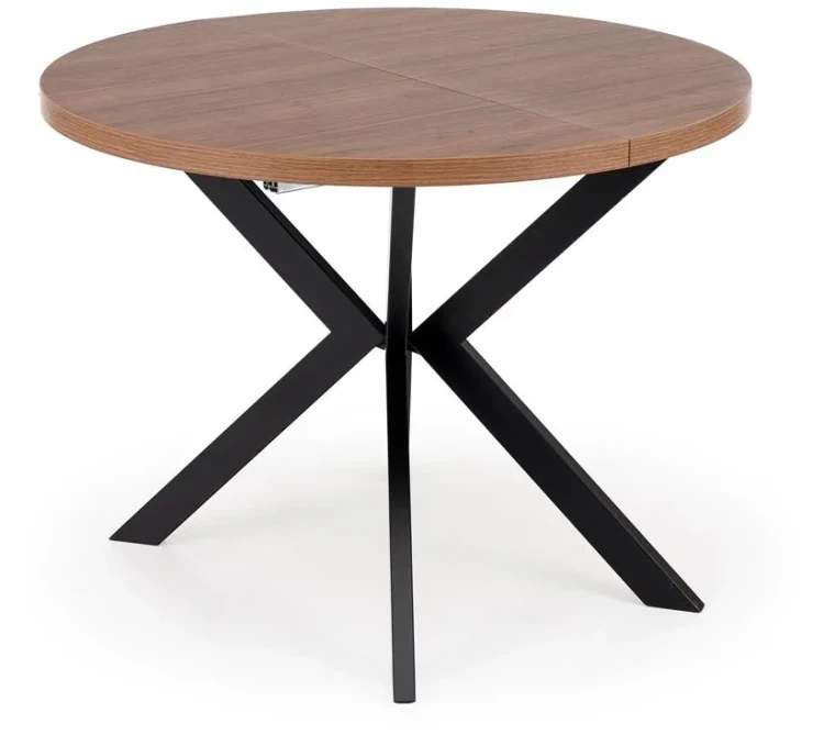 Stół rozkładany Peroni 100-250 cm do jadalni orzech / czarny