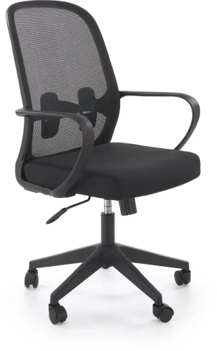 Fotel obrotowy Orcano z siatką ergonomiczny z mechanizmem TILT do biura czarny