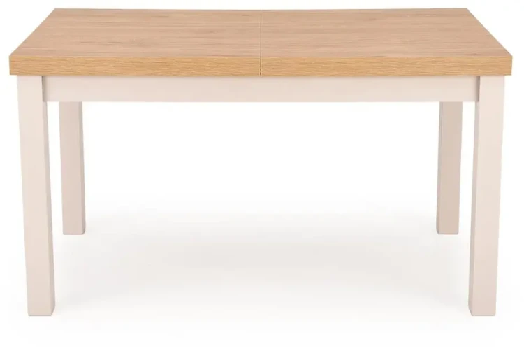 Stół rozkładany Tiago 140-220 cm prostokątny do jadalni dąb hikora / kaszmir