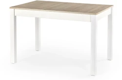 Stół rozkładany Maurycy 118-158 cm dąb sonoma / biały